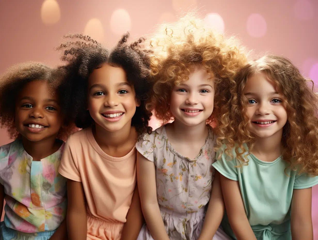 Coiffures enfants cheveux bouclés/frisés : idées tendance et soins