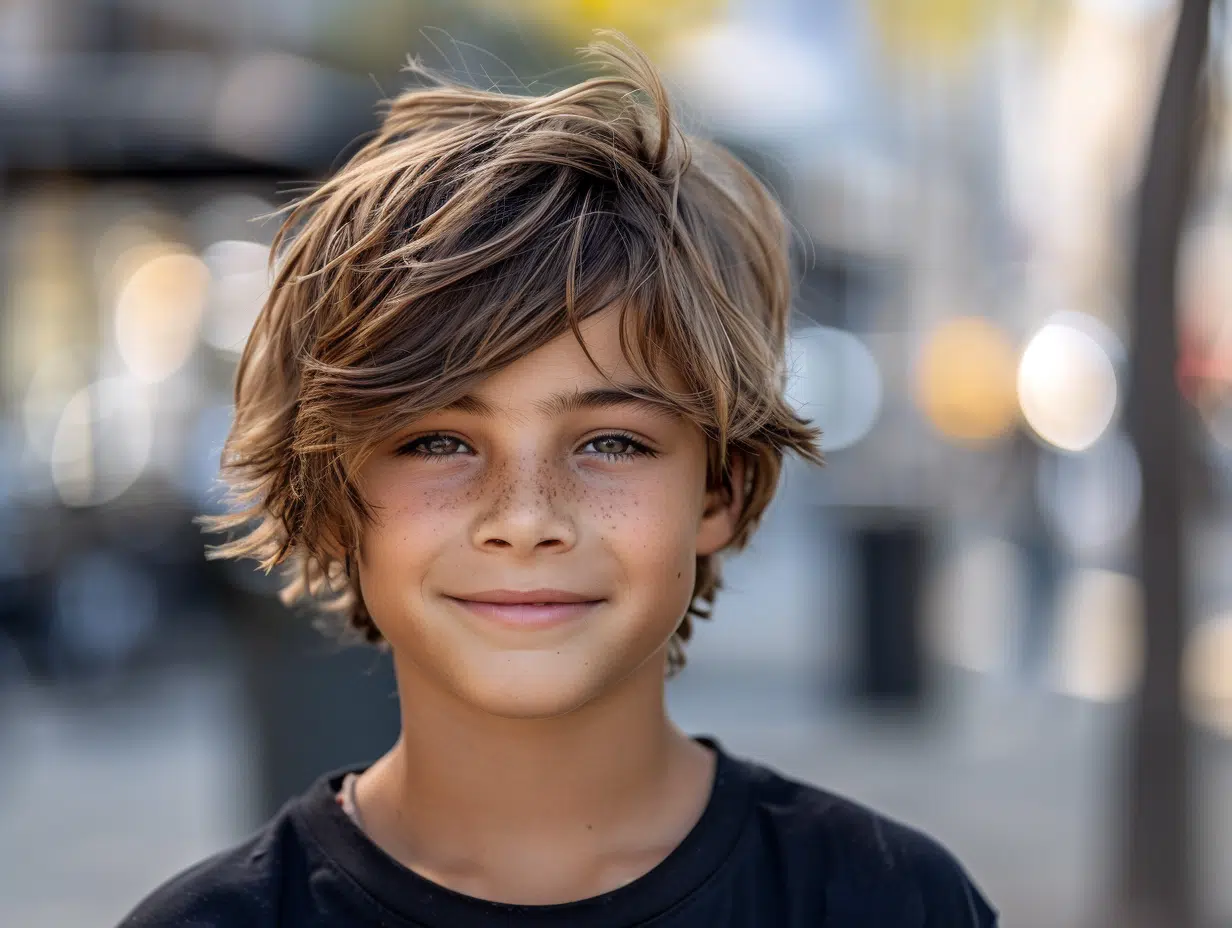 Garçon aux cheveux mi-longs : une tendance coiffure en plein essor